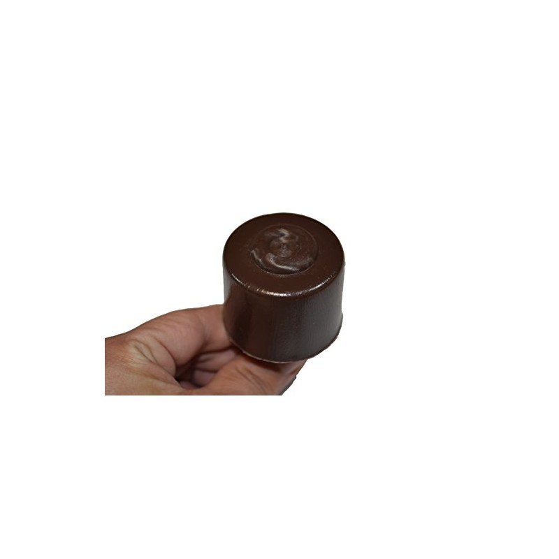 FR Brown Plastic Sofa Legs 1.5 Inches Tall with 5/16