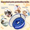 Uaidie Dog Cone Collar with Enhanced Anti-Licking, Inflatable Dog Cone