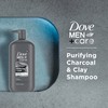 DOVE MEN+CARE Charcoal Pump Purifying Shampoo Charcoal + Clay for