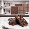 La chat 2 Packs Silicone Molds for Chocolate, Food Grade