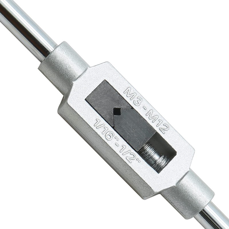 Piutouyar M3-M12 Adjustable Tap Wrench Handle 1/16"-1/2" Tap Handle Reamer