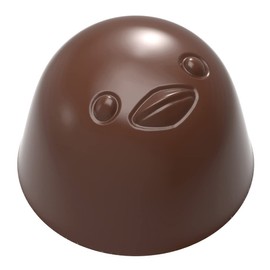 Chocolate World 12070 Nora Chokladskola Clear Polycarbonate Chocolate Mold with 21 Chick-Dome Cavities 30mm Diameter x 21mm High