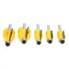 5pcs 8mm Shank Handrail Router Bit Cabinet Door Top Line