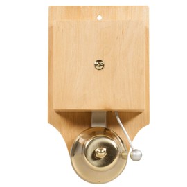 Sundi Doorbell Front Door Bell Electromechanical Retro Plastic Metal 230 V AC DNS-971 Light Brown