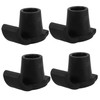 Healeved 12pcs Walker Ski Glides Anti- Nylon Foot Cushions for