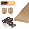 Ravinte 10 Pack 5 Pairs Semi-Overlay 1/2 inch Self-Closing Face