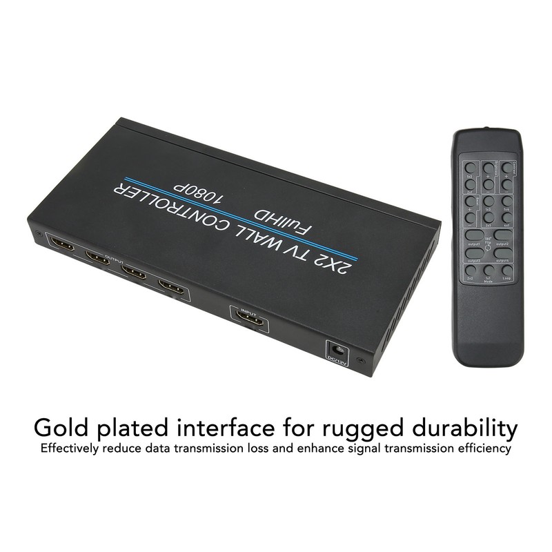 2x2 TV Wall Controller HD Multimedia Interface Plug and Play