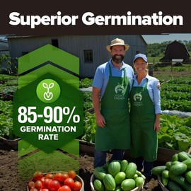 HOME GROWN Heirloom Vegetable Seeds | 25 Non-GMO Varieties | 12k+ Gardening Seed for Planting - Prepper Supplies - Homesteading & Survival Seeds