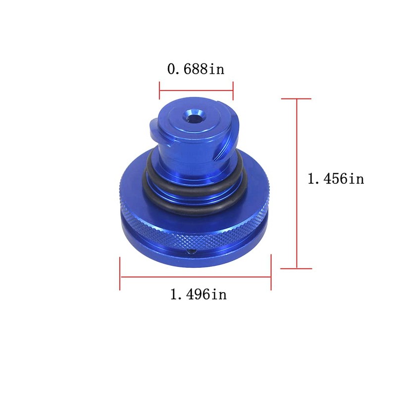 HKOO Diesel Fuel Cap Compatible with Dodge Ram, Aluminum Factory
