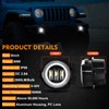 BEEYEO 4 Inch RGB LED Fog Lights 60W High-Intensity Off-Road