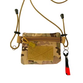 River Canyon - Pouch Lanyard with Nippers -(CAMO) This Fly Fishing Lanyard has a Water-Resistant Zipper Pouch, Nippers are Included.