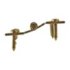 Renovators Supply Manufacturing 3 In Brass H Cabinet Hinge 1/4