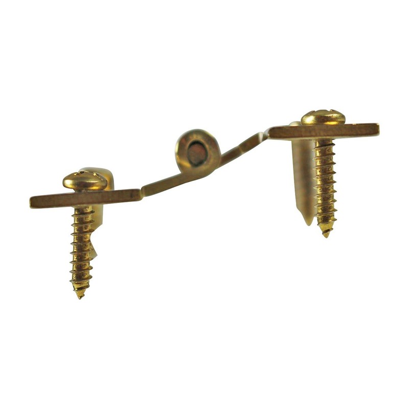 Renovators Supply Manufacturing 3 In Brass H Cabinet Hinge 1/4