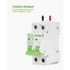 12V-110V DC Miniature Circuit Breaker, 60 Amp 2 Pole Battery