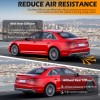 JMTBNO Rear Bumper Diffuser Lip Splitter Shark Fin Carbon For