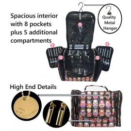 Palcovi Extra Large Capacity Bathroom Bag Organizer Patt