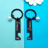 Sister Gift from Sister Friendship Keychain Big Sis Lil Sis