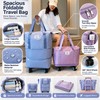 Rolling Travel Storage Bag for Trips – Foldable Adjustable Design