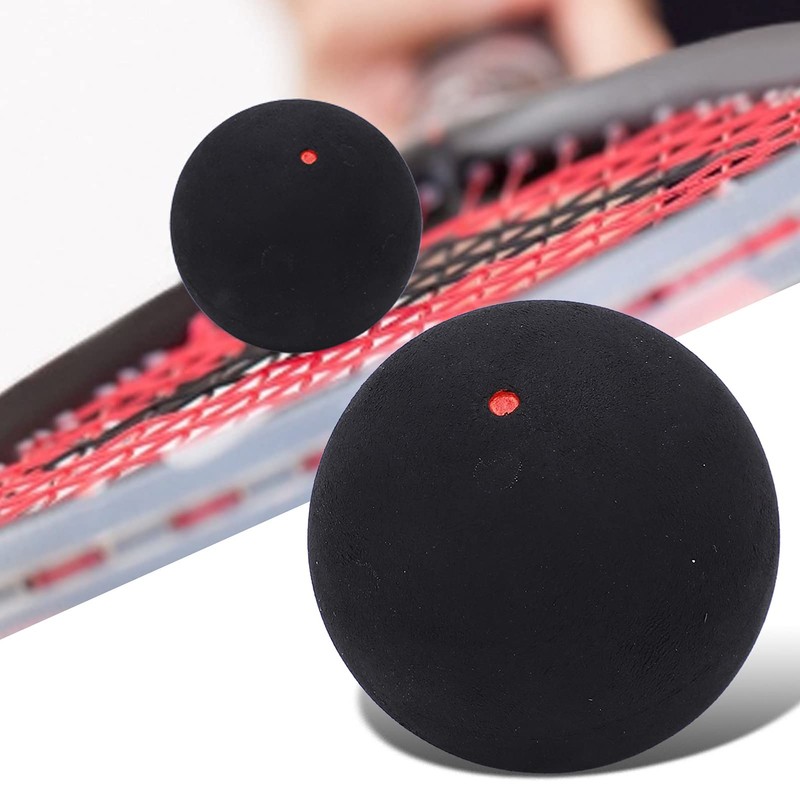37mm Single Dot Squash, Rubber Squash Racket Balls Professional Player