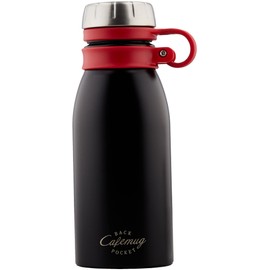 Pearl Metal HB-4912 Bottle, 11.8 fl oz (350 ml), Black, Back Pocket, Direct