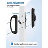 Teilmix Universal Aluminum Sliding Glass Door Handle, Fits Offset &