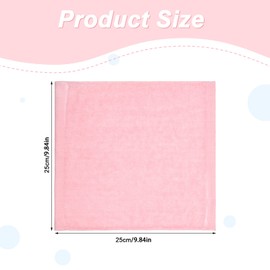 FRIUSATE 6 Pcs Flannel Face Cloth Soft Face Cloths Flannels Cotton Wash Towels Quick Dry Reusable Face Body Cloths Squares Wash Flannels For Baby Kids Adults(25x25cm)