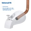 Plumb Pak PP825-35 Universal Bathtub Spout with Front Diverter, Brushed