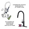Achelous Pre Rinse Spray Commercial Sink Faucet Sprayer Dual Function,Spray