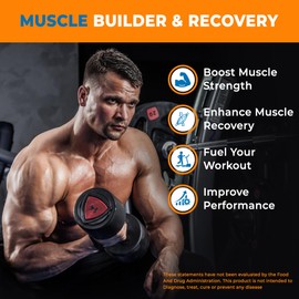 healblend Creatine Monohydrate Powder 5000mg - Unflavored Micronized Creatine for Muscle Gain, Improve Performance & Pre-Workout Recovery - 60 Servings