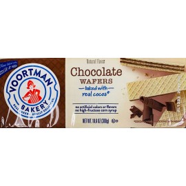 Voortman 4x Voortman CHOCOLATE Wafers Cookies 10.6 Oz Pack NEW FREE SHIPPING - 4 PACKS