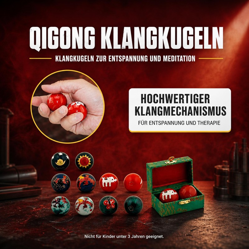 ATC Handels GmbH Qigong Singing Ball 1 Pair with Soundworks,