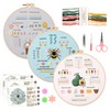 GOTDYBST Embroidery Kit, Cross Stitch Kits for Adults Beginners, for