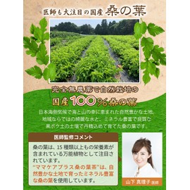 Mulberry Leaf Tea, 0.1 oz (3 g) x 60 Packets, Tottori Prefecture, 100% Mulberry Leaves, Caffeine-free, Additive-Free, Calorie Free, Health Tea, Tea Bag, Mulberry Tea, Bacteria, Radiation Testing