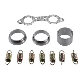 A ABSOPRO 1 Set Exhaust Silencer Pipe Manifold Seal Spring Conversion Kit Bronze