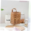 FUNOMOCYA Woven Wall Hanging Storage Baskets Natural Organizer for Kitchen