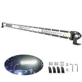 HAISECA 32 Inch LED Light Bar,DC12/24V 20W Spot & Flood Beam Combo Off-Road Light Bar Driving Light for Pickup ATV UTV SUVs Truck Roff Bumperh. (32 inch)
