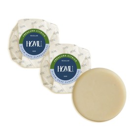Homu | Refill 3 Piezas Desodorante Natural Zero Waste Frescura Cítrica Regular - Fórmula original para todo tipo de piel (con Bicarbonato de sodio) - Cont. 55 grs. Por pieza (Refill 3 piezas (Frescura Cítrica Regular))
