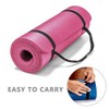 LOKATSE HOME All Purpose Thick Yoga Mat with Carrying Strap