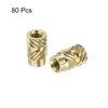 QUARKZMAN Knurled Insert Nut M3 x 8mm L x 5mm