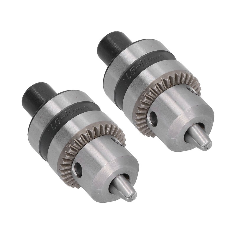2 Set Heavy Duty Drill Chuck 3 Claw Aluminum Alloy