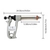 Semi Automatic Livestock Syringe 25ml 5 Gears Adjustable Continuous Repeating