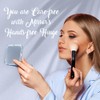 MIRRORVANA 10X Magnifying Makeup Mirror for Travel - Mini, 10X/1X