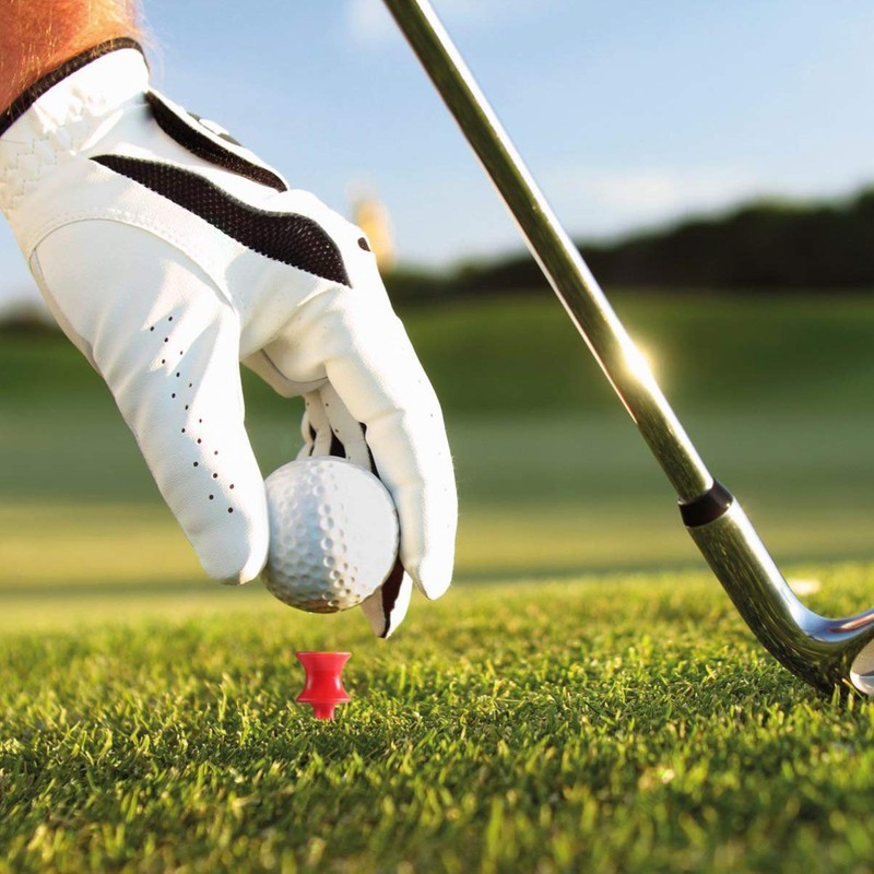 TOYANDONA 40Pcs Golf Tees, Double Deck 4 Sizes Golf Step