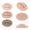 HOTWE Silicone Lips Tattoo Practice Skins - 3D Fake Skin
