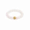 BERGERLIN Genuine Natural Stone Ring with Gold Pearl – Ring