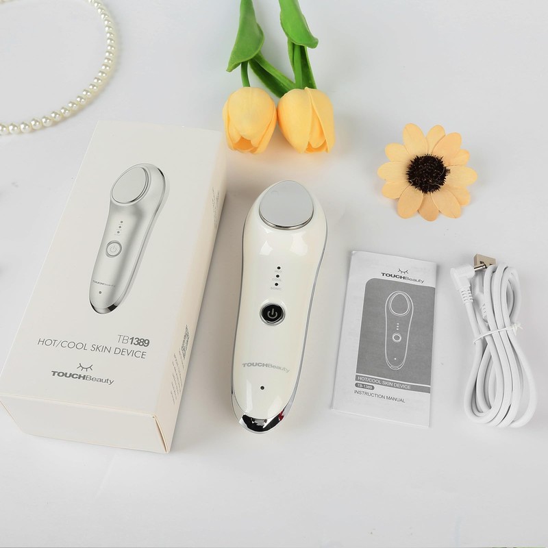 TOUCHBeaty AG-1389EU Hot and Cold Face Massage Device with Vibration