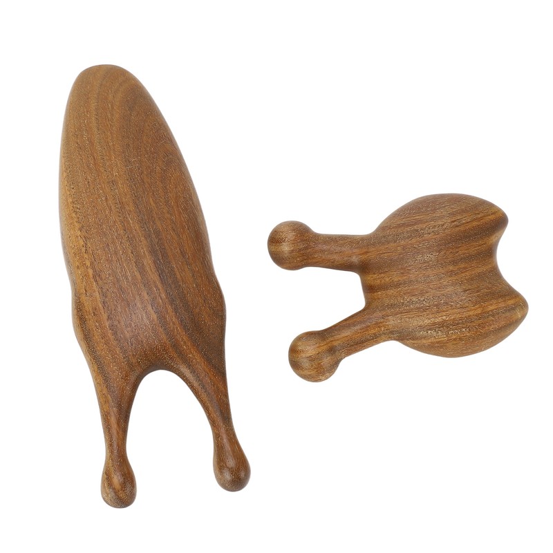 2pcs Nose Maasage Tool Reduce Stress Smoothing Surfaces Sandalwood Nose