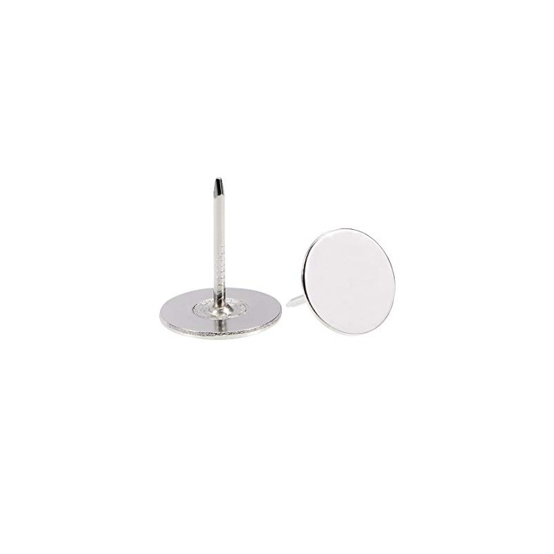 sourcing map Upholstery Nails 19 mm x 23 mm Flat