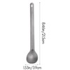 QuirkyLiving 1pc Titanium Spoon 21.5cm x 3.9cm Camping Outdoor Tableware