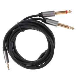 KOMBIUDA Audio Cable Splitter with Connectors Dual for Computer and Home Audio Systems Stereo Sound Versatile Use